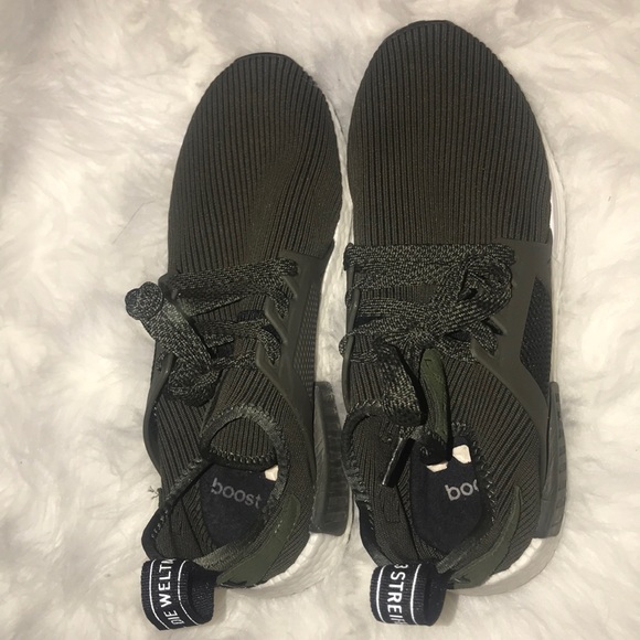 hunter green adidas womens